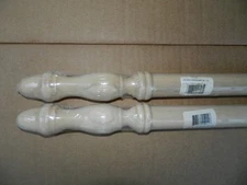 Hardwood Poplar Corner Guard 46-1/2" x 1-3/8" Dia. 90 Degree Notch Pack of 2