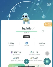 Pokemon Shiny Squirtle ( Summer Sunglass ) Go 2018 Read Description