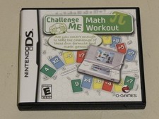 Nintendo DS - Challenge Me: Math Workout - Complete in Box w/ manuab