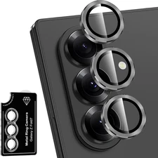 For Samsung Galaxy Z Fold 7 Camera Lens Protector, Individual Metal Ring Tempere
