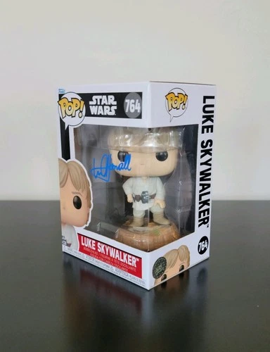 Mark Hamill Signed Autographed Funko Pop Star Wars Luke Skywalker Hologram COA