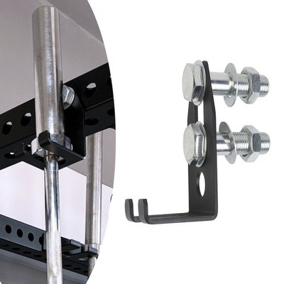 Platzsparendes Squat Rack montiert Langhantel Haken H?ngeregal f??r Home Gym