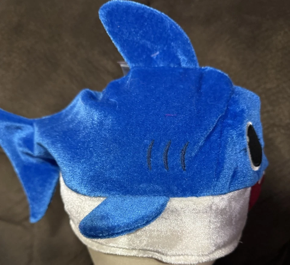 Daddy Shark Hat W Baby Shark Song Sound Box Baby Shark Hat Costume Halloween - Image 3 of 3