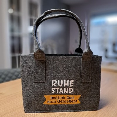 GILDE Filztasche ''Ruhestand''