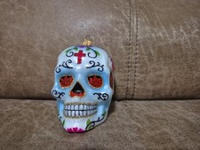 Day of The Dead Sugar Skull Halloween/Christmas Ornament