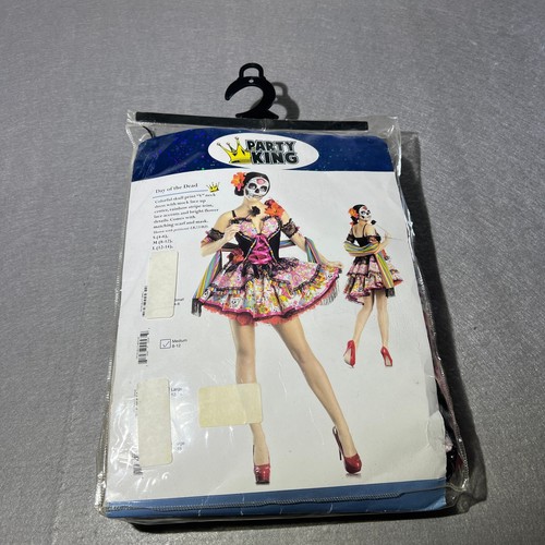 Party King Day of the Dead Costume Women’s Medium