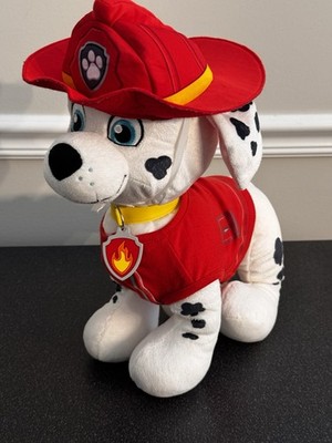 Build a Bear BAB Paw Patrol Marshall Dalmatian Dog w/ Sound Hat Collar & Vest 15