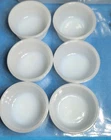 Vintage GlasBake White Milk Glass Ramekin Custard Cups Set of 6 USA