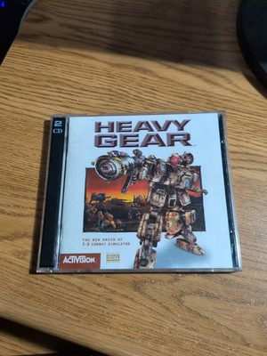 Heavy Gear (PC Windows, 1997) 2 Discs w/Manual Good Condition