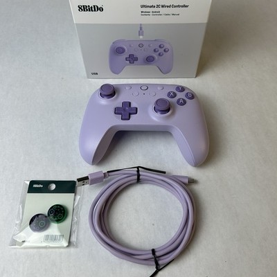 8Bitdo Ultimate 2C Wired Controller for Windows PC and Android Purple Edition