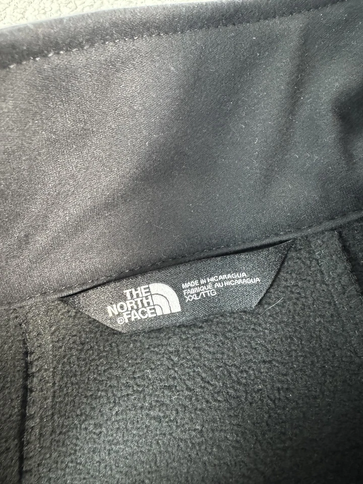 The North Face Jacket Mens XL Black WindWall Softshell Fleece Lined GBR Tech - Image 3 of 4