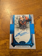 2024 Topps Tier One Gunnar Henderson Prime Performers Autographs Blue #/99