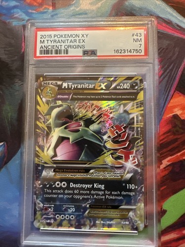 M Tyranitar-EX graded PSA 7 for sale on eBay