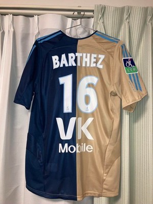 Fabien Barthez Olympique Marseille #16 Jersey France GK Official