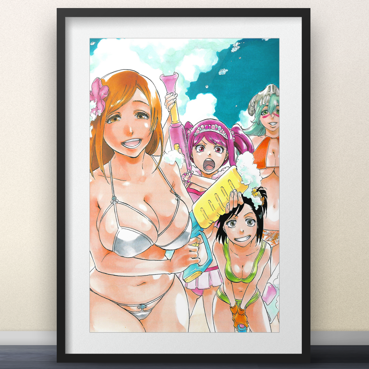 Bleach Girls on the Beach by Kubo - 11x17