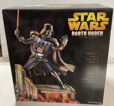 STAR WARS HASBRO - 17'' Darth Vader Cold Cast Statue, 2005 NIB