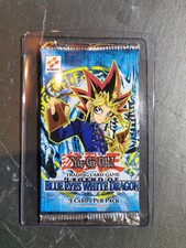 LOB Legend Of Blue Eyes White Dragon yugioh BOOSTER PACK SEALED OLD KONAMI LOGO