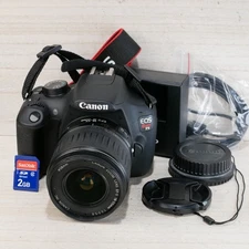 Canon EOS Rebel T5 18MP DSLR Camera Kit W Lens *SHUTTER ONLY 617* Very Good