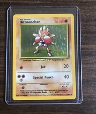 Pokemon Hitmonchan Base Set 7/102 Holo Rare 70 HP Basic 1999 TCG Card on eBay