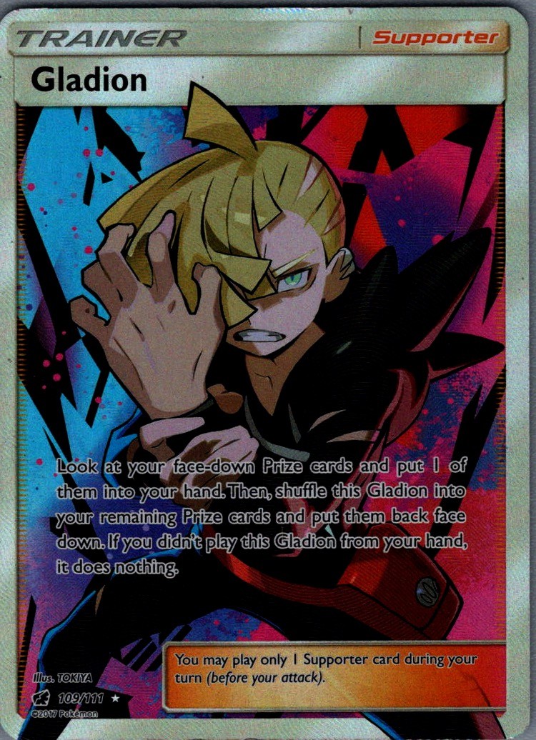 Gladion (Full Art) Ultra Rare SM - Crimson Invasion 109/111 NM