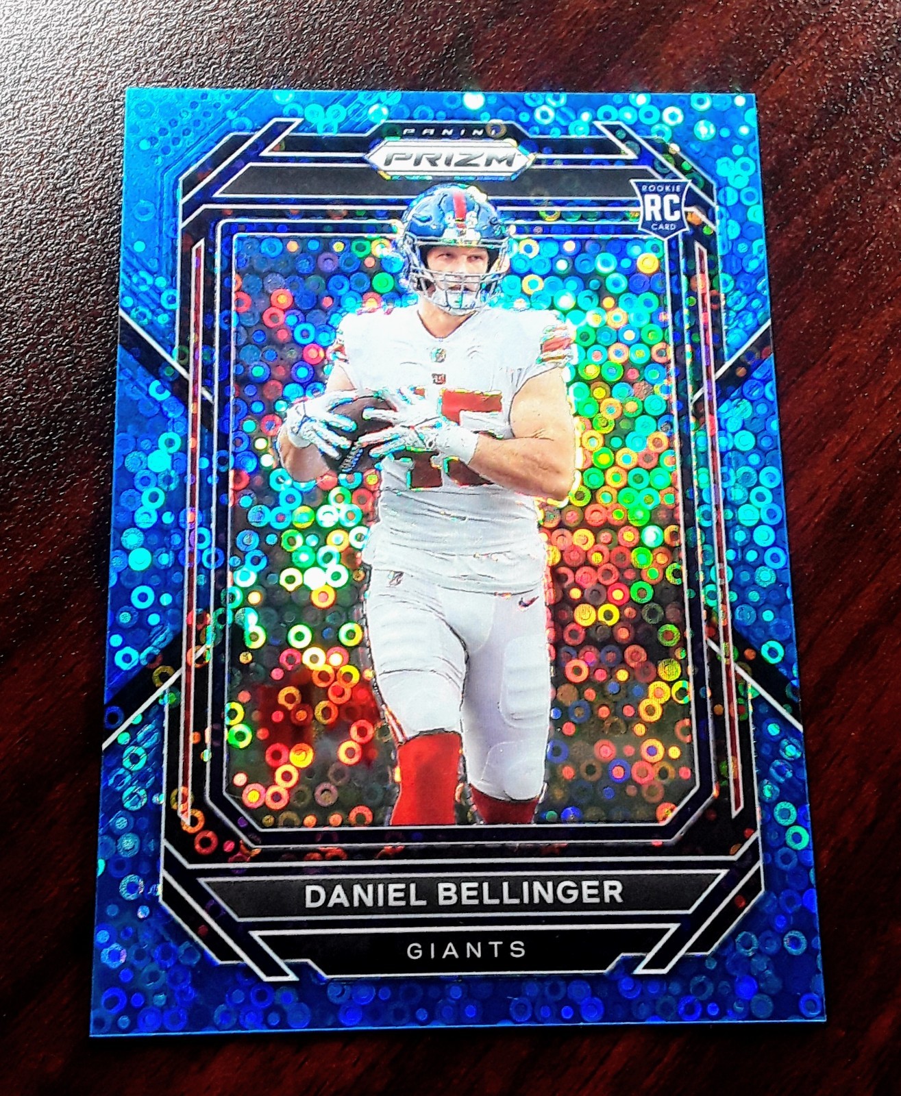 2022 Panini Prizm Rookies No Huddle Blue /79 Daniel Bellinger #364 Rookie RC