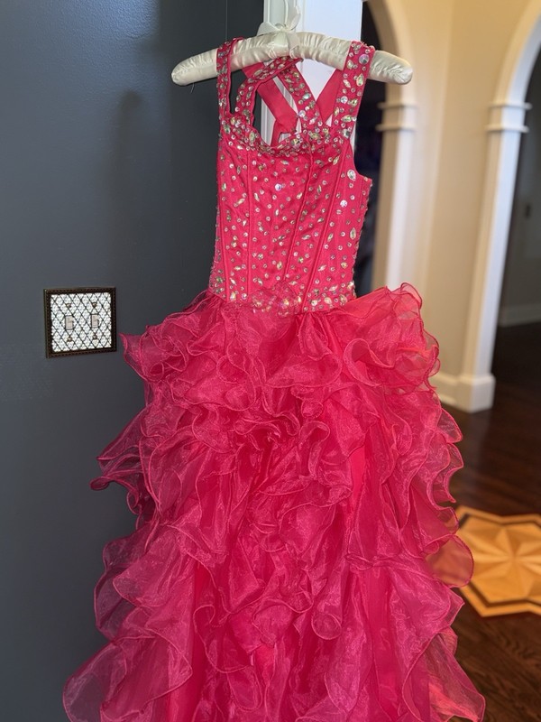 PInk Formal Dress Girls  Pageant Wedding