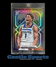 2020 Panini Obsidian #152 Anthony Edwards Electric Etch Purple /99 SP Rookie RC