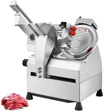 Automatic Meat Slicer, 540W Deli Slicer, 2 PCS 10" Stainless Steel Removable Bla