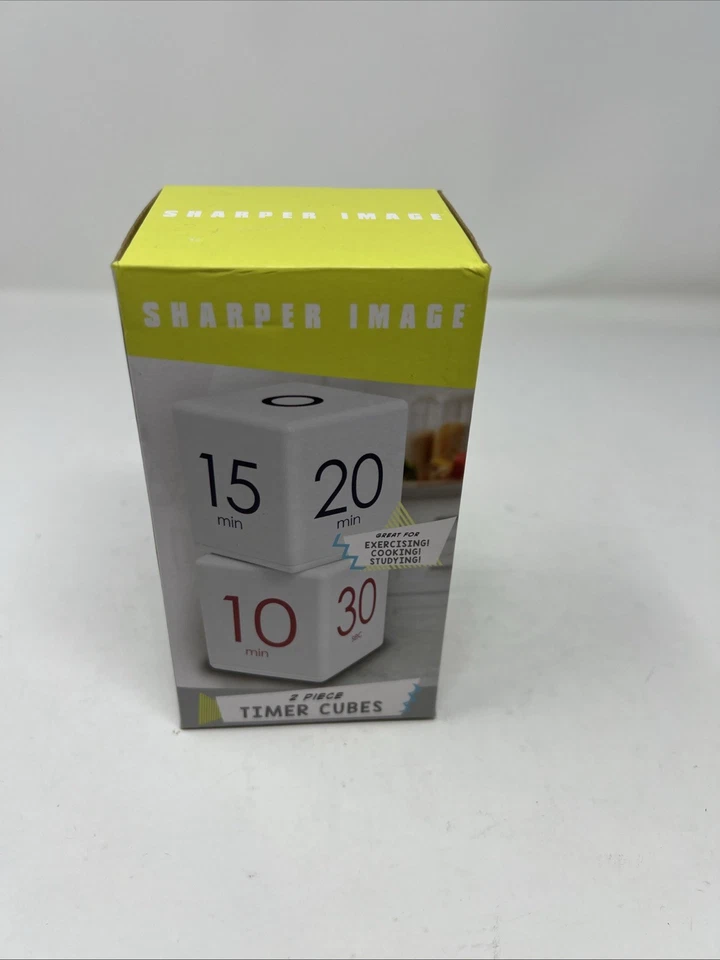 Sharper Image 2 Piece Timer Cubes - Cooking, Exercising Timers - Image 3 of 4