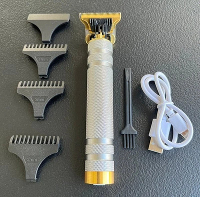 Rechargeable Beard & Hair Trimmer   Precision Line Up Clipper with Attachments