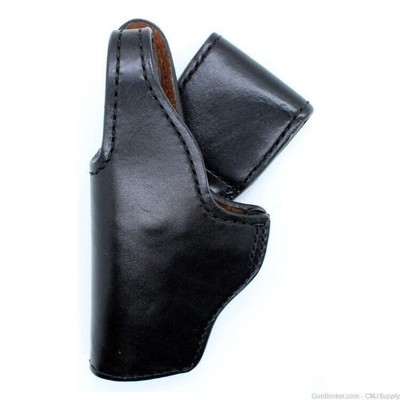 LH S&W 39 59 4'' Black Plain Leather Gould & Goodrich Duty Holster