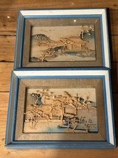 Chinese 3D Cork Diorama Pictures From 1960’s