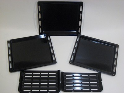 4er Set Backblech Grillblech 442 x 370 Bosch Siemens 11042946 748225 790278