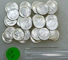 1964 Roosevelt Silver Dime Gem BU Original UNPICKED Roll of 50 coins #W174Z
