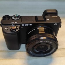 Sony Alpha A6300 24.2MP Mirrorless Digital Camera w/ Sony 16-50 OSS Lens -Black