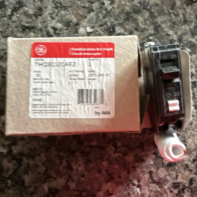 GE THQB1120AF2 20A 1-Pole 120/240V AC AFCI Bolt-On Circuit Breaker