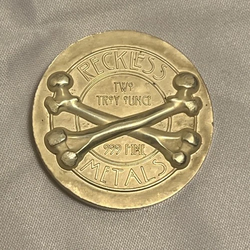 reckless metals 2 oz .999 Silver Round