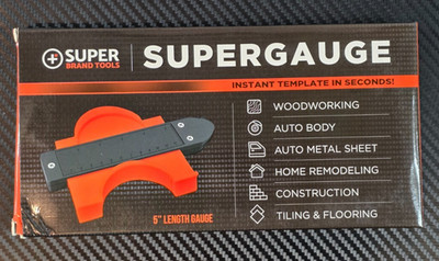 Super Brand Tools SuperGauge 5'' Length Gauge Orange/Grey *Read