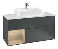 Villeroy & Boch Finion Waschbeckenunterschrank FüR Becken Mittig Regal Links...