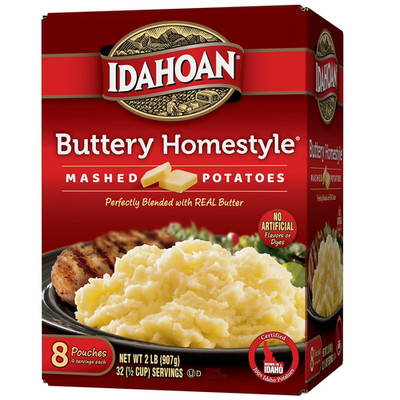 Idahoan Buttery Homestyle Mashed Potatoes, 8 pk FREE SHIPPING