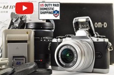  US Duty Paid OLYMPUS OM-D E-M10 Mirrorless Camera w/ 14-42mm 40-150 Lens USA