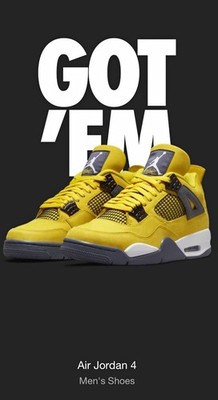 Jordan Air Jordan 4 Retro Lightning Tour Yellow/Multi-Color 2021 CT8527-700