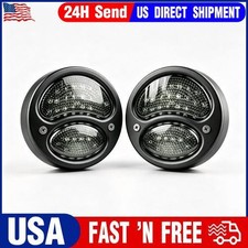 2pcs Vintage Led Custom Hot Rat Street Rod Tail Lights Turn Signals For Ford 2pcs Vintage Led Custom Hot Rat Street Rod Tail Lights Turn Signals For Ford