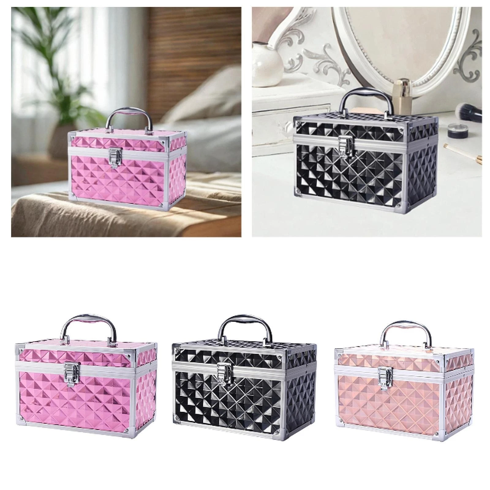 Makeup Travel Case Nail Art Storage Vanity Case Suitcase Hard Shell Multipurpose
Opens in a new wind