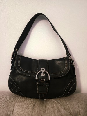 NEW Vintage Coach Soho Y2K Original Edition F10910 Black Leather