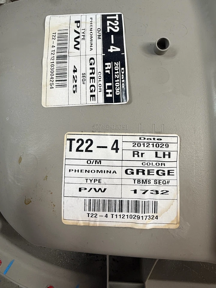 Оригинальная левая задняя дверная панель со стороны водителя для Toyota Corolla 2009-2013 годов выпуска 6778802050 - Изображение 3 из 4