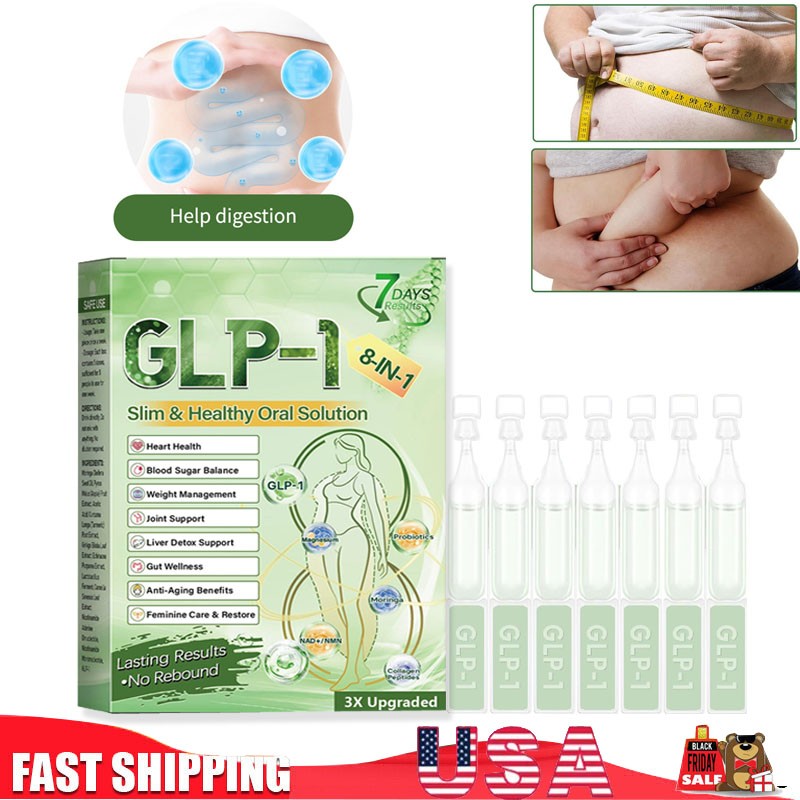 glp-1 health solution oral liquid gl-18-in-1 Slim Healthy Oral Solution,Advanced Supplement Liquid Drops
