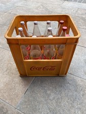Coca Cola Kiste Kasten 80er Jahre mit 11 1-Liter-Flaschen Holland