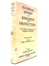 Statistical Methods in Research and Production (Owen L Davies - 1961) (ID:96016)