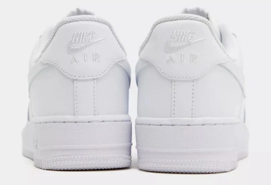 Nike Air Force 1 '07 Sneakers da Uomo - White/White, dal 36 al 47 BLACK FRIDAY - Image 4 of 4